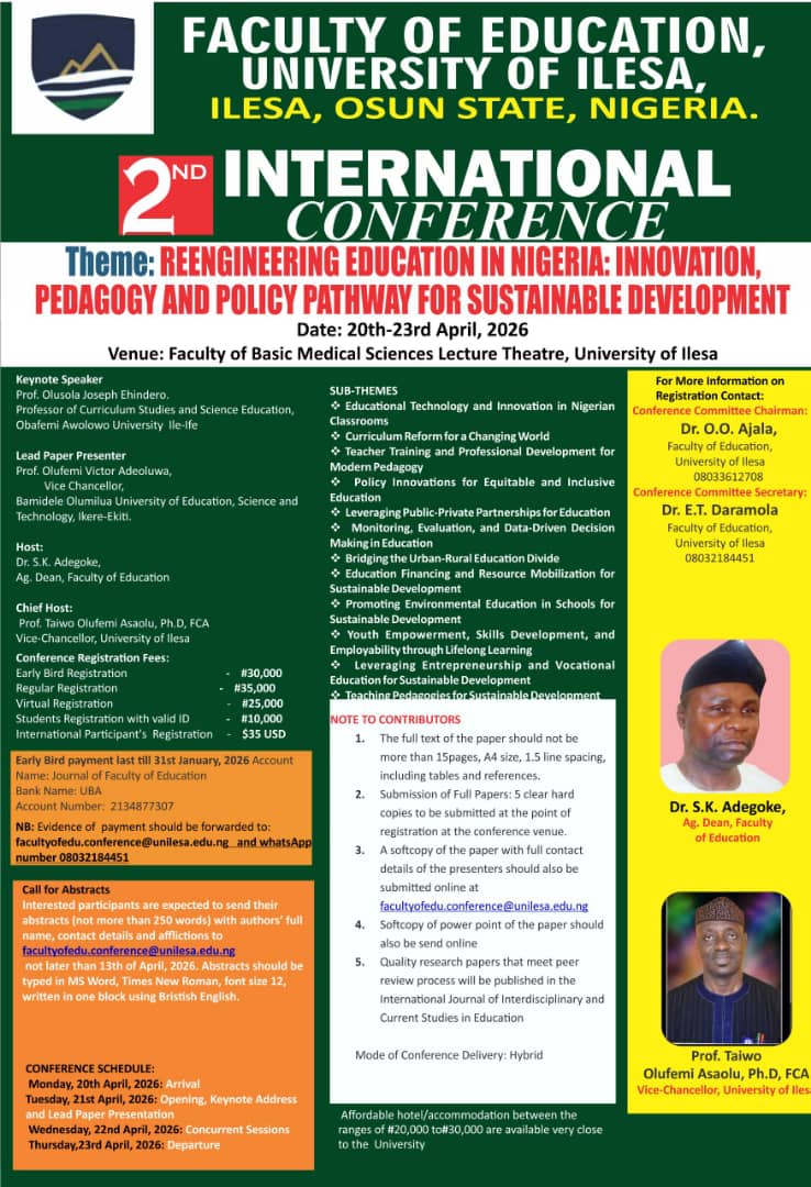 Faculty of Education 2nd International Conference 2026