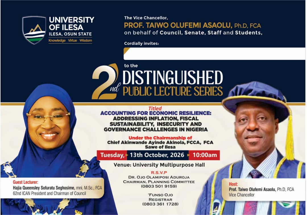 2nd Distinguished Public Lecture, University of Ilesa